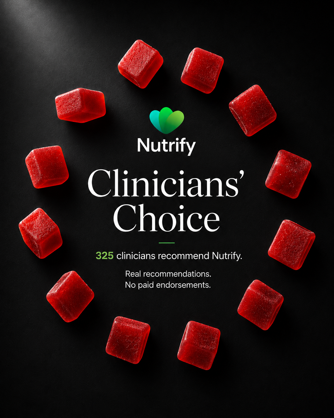 Why 325 Clinicians Recommend Nutrify Creatine Bites?