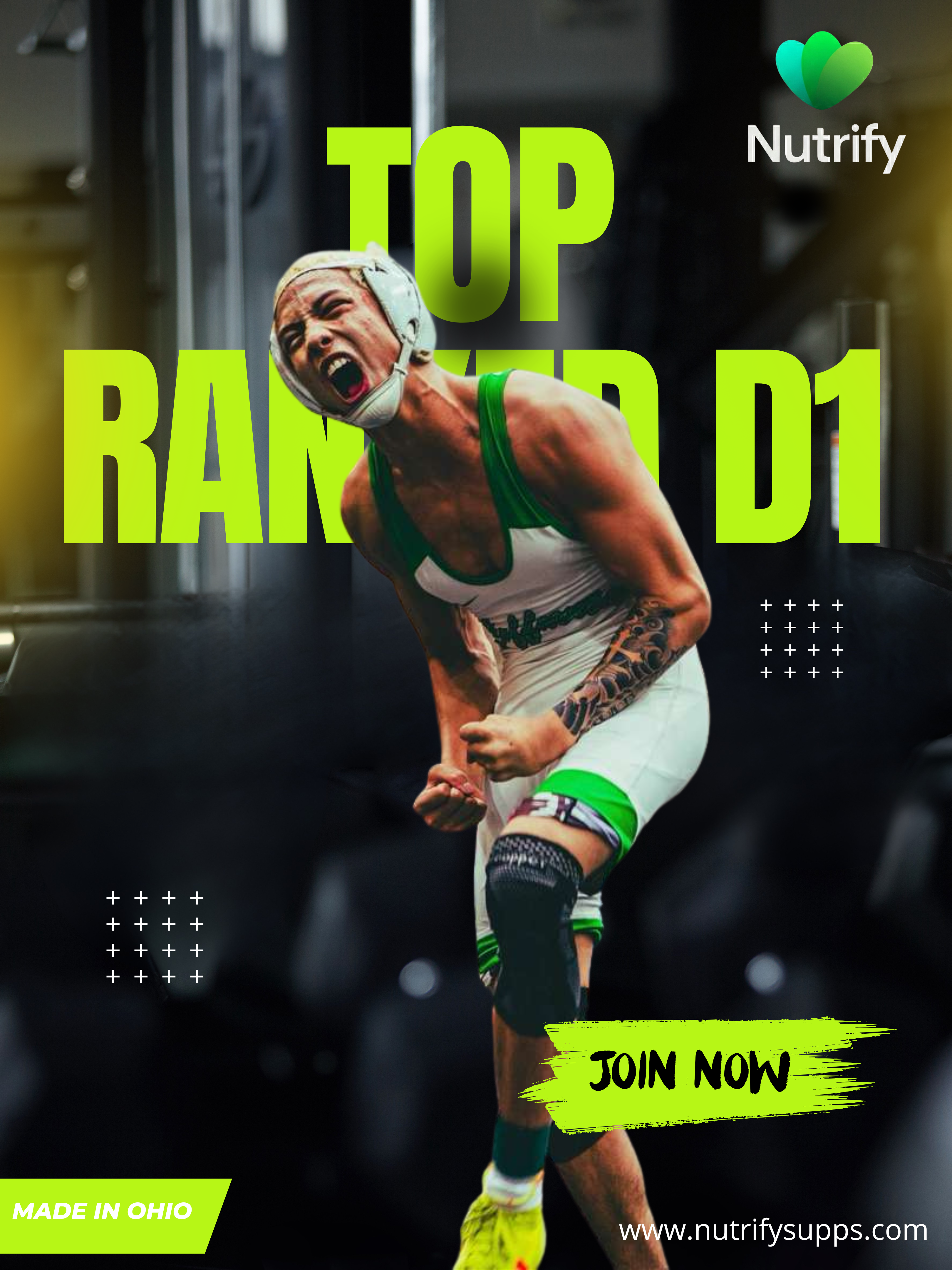 Greatness isn’t given, it’s built. One rep, one recovery, one smart choice at a time. Proud to have the nation’s #1 D1 athlete on Team Nutrify. 🚀🏅