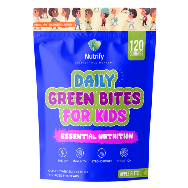 Nutrify Daily Green Bites for Kids – 120 Count