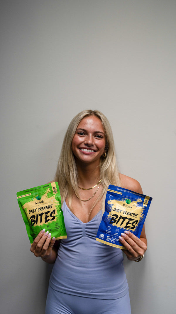 Nutrify Daily Creatine Bites – 60 Count Monohydrate & HCL
