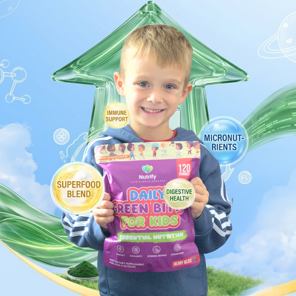 Nutrify Daily Green Bites for Kids – 120 Count