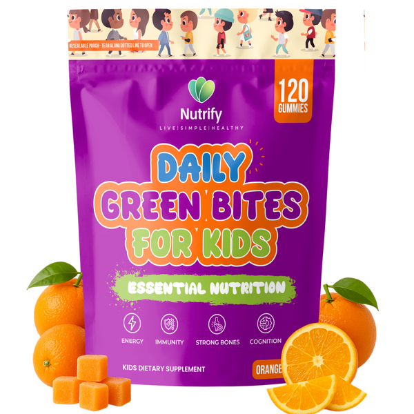 Nutrify Daily Green Bites for Kids – 120 Count