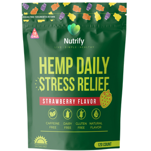 Hemp Daily Stress Relief Gummies – 120 Count