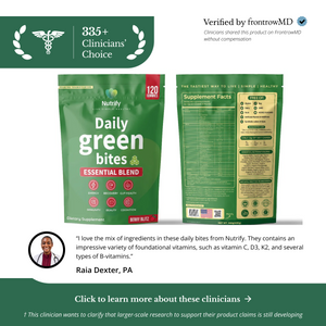 Nutrify Daily Green Bites – Gut Health, Energy, Beauty & Immunity in One Bite | 50+ Superfoods