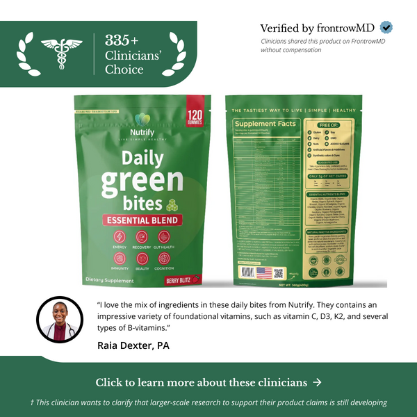 Nutrify Daily Green Bites – Gut Health, Energy, Beauty & Immunity in One Bite | 50+ Superfoods