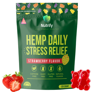 Hemp Daily Stress Relief Gummies – 120 Count