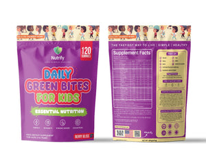 Nutrify Daily Green Bites for Kids – 120 Count