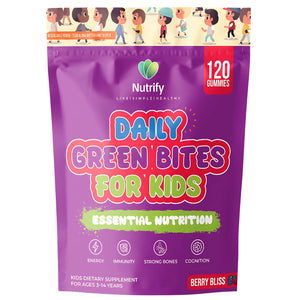 Nutrify Daily Green Bites for Kids – 120 Count