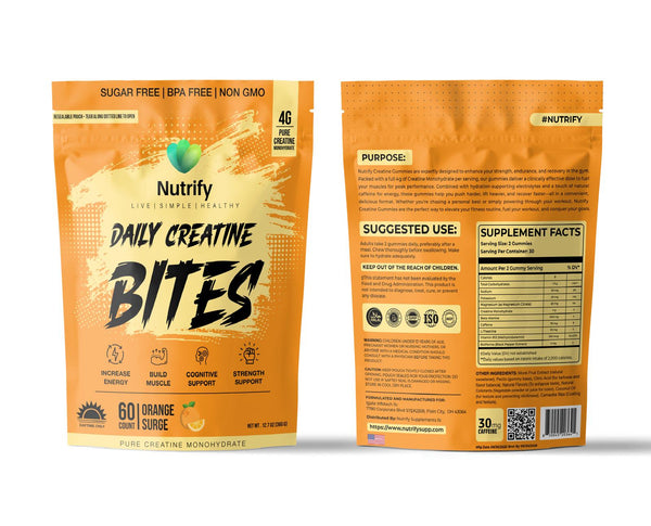 Nutrify Daily Creatine Bites – 60 Count