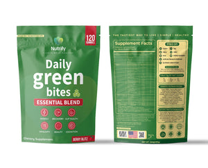Nutrify Daily Green Bites – 120 Count
